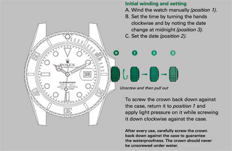 rolex how to set time|rolex setting date and time.